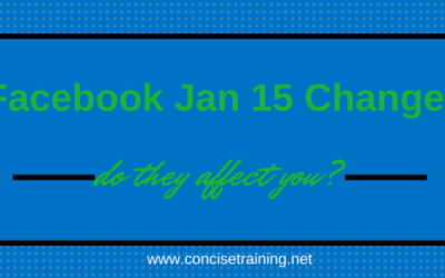 January 2015 – Facebook Changes