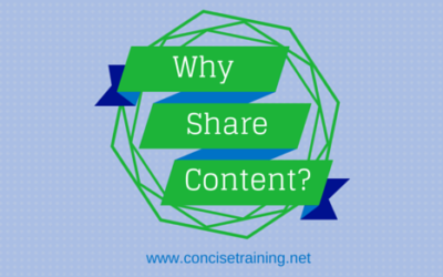 Why should you share your content?