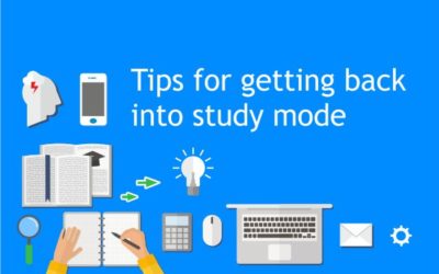 Getting back into study mode – 8 tips for returning to study