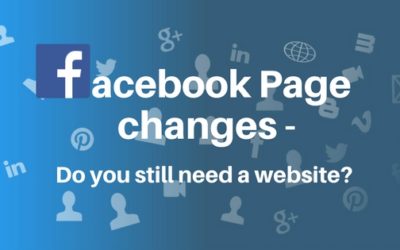 Facebook Page changes – Do you need a website?