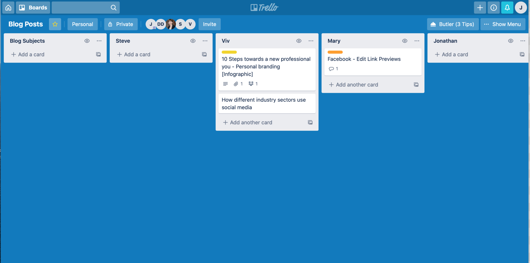 Trello is a useful tool when you have to work remotely.