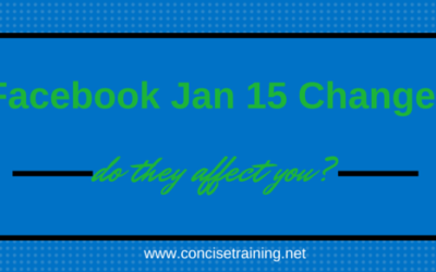 January 2015 – Facebook Changes